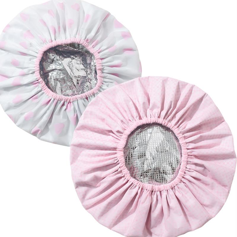 Самонагревающаяся шапочка из фольги, утолщенная, нагревающая, паровая маска для волос, портативная шапочка для салона красоты, для гладкости волос, масляная шапочка для запекания