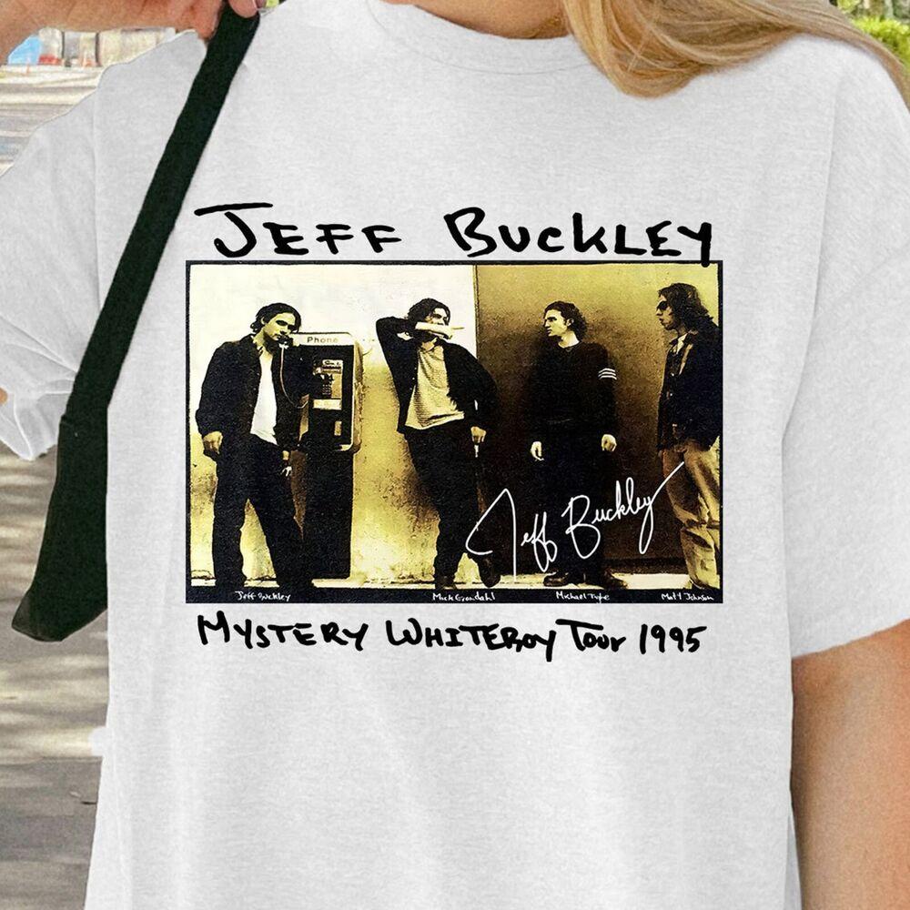 Новая футболка унисекс Jeff Buckley Mystery White Boy Tour 1995 Хлопок S-5XL Футболка унисекс RR44_163