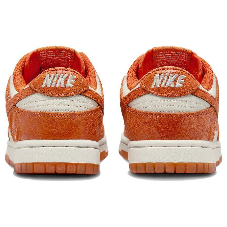 Nike Dunk Low Cracked Orange Женские кроссовки Light-Bone Safety-Orange Laser-Orange FN7773-001