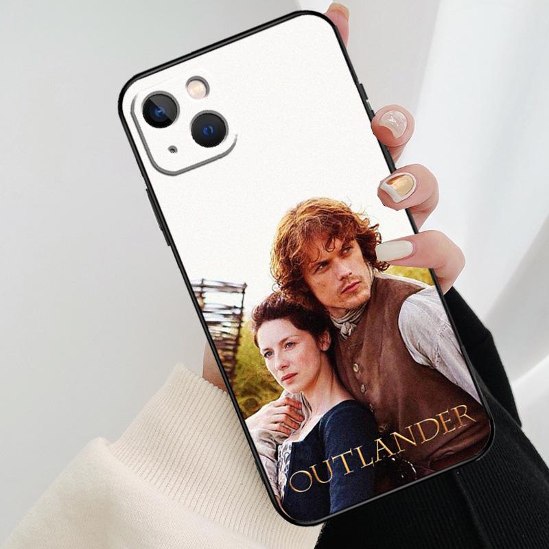 Чехол для телефона Outlander Джейми и Клэр Для iPhone 17 Pro Max 16 15 14 11 12 13 Pro Max mini 15 16 Plus 16e 17 Air Cover