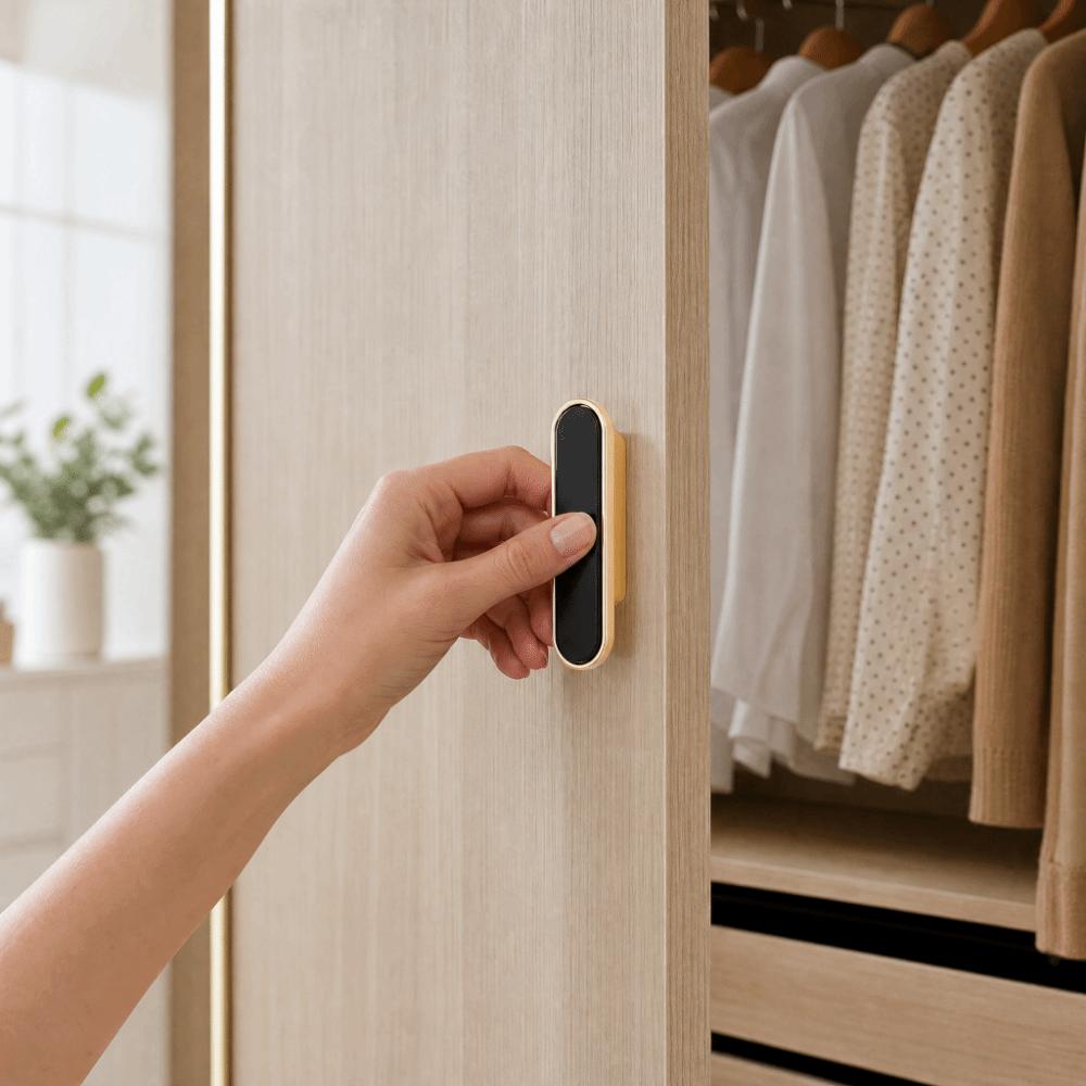 Nordic Style Drawer Cabinet Handle Matte Gold Furniture Hardware Simple Cabinet Door Knob