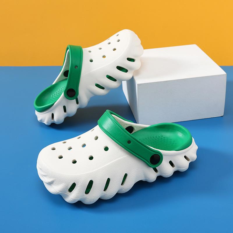 Mario Детские удобные дышащие клоги Летние слипоны для мальчиков и девочек