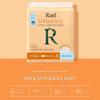 Rael Organic Cotton Cover Ultra Slim Panty Liners, 40-Count