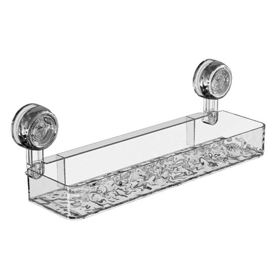 1/2 шт. Держатель для хранения на присоске, высокая грузоподъемность, простая установка, настенная полка для хранения без сверления, органайзер для душа