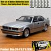 1:24 Металлическая литая модель автомобиля из сплава, совместимая с BMW M5 E34, Немецкий исполнительный спортивный седан, Домашний декор, Настольный дисплей, Подарок