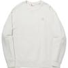 Li Ning Vital Series Solid Color Breathable Versatile Loose Sweatshirt Unisex Sweatshirt Pearl-White AWDUB31-1