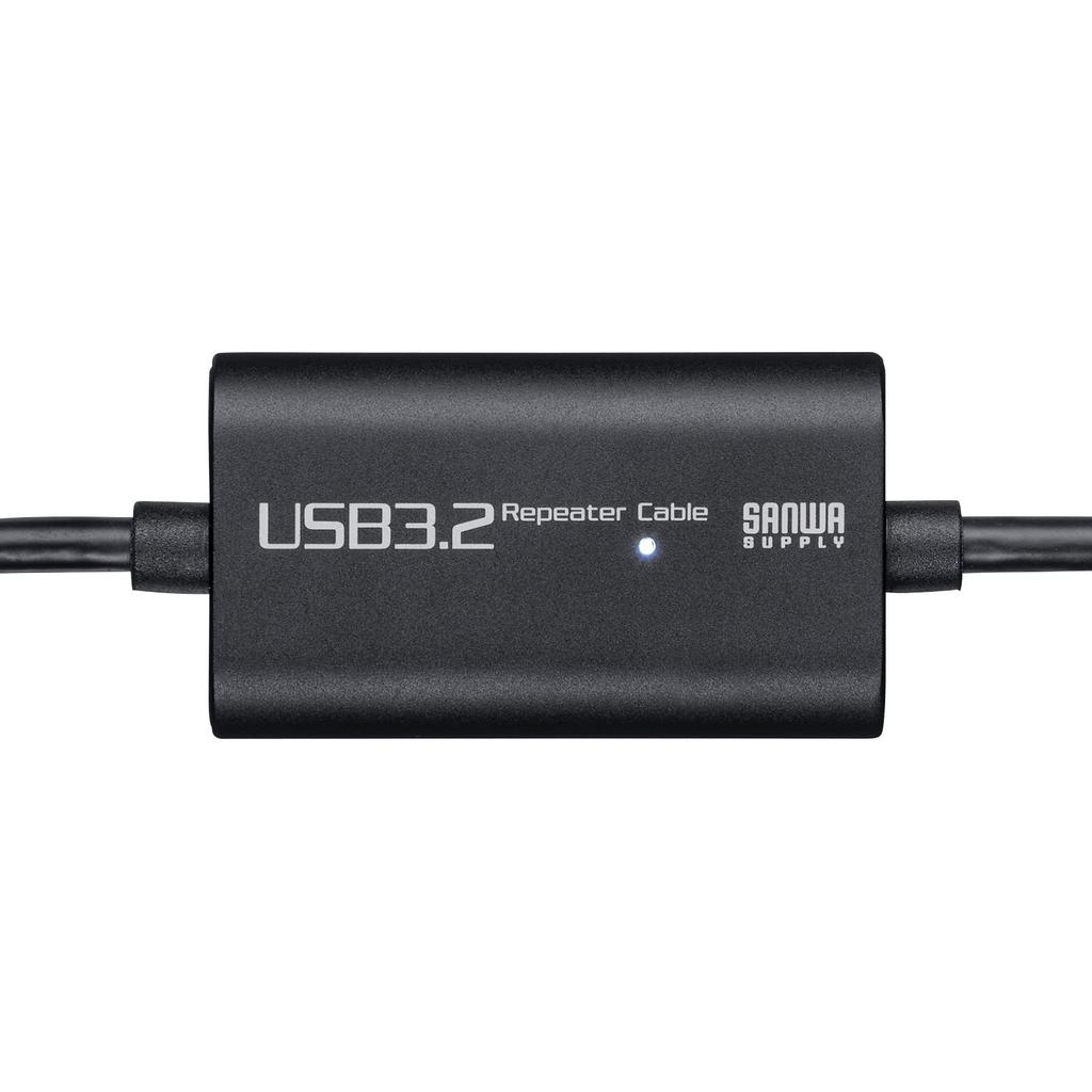 Sanwa Supply гарнитура с длинным кабелем USB3.2 A-TypeC (Совместимость с 5м/VR) КБ-USB-RLC305