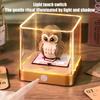 Изысканный 3D-планировщик дат из бумажной скульптуры со встроенной подсветкой. Идеально подходит для дома и офиса.