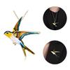 Yousheng Brooch Pin Colorful Enamel Swallow Design Brooch Sweaters Necklace Decorative Sweaters Hats Bags Clothing Brooch