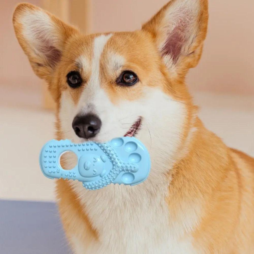 Интерактивные игрушки для собак TPR Интерактивные игрушки для прорезывания зубов у собак Игрушки для жевания в форме тапочек избавляют от скуки
