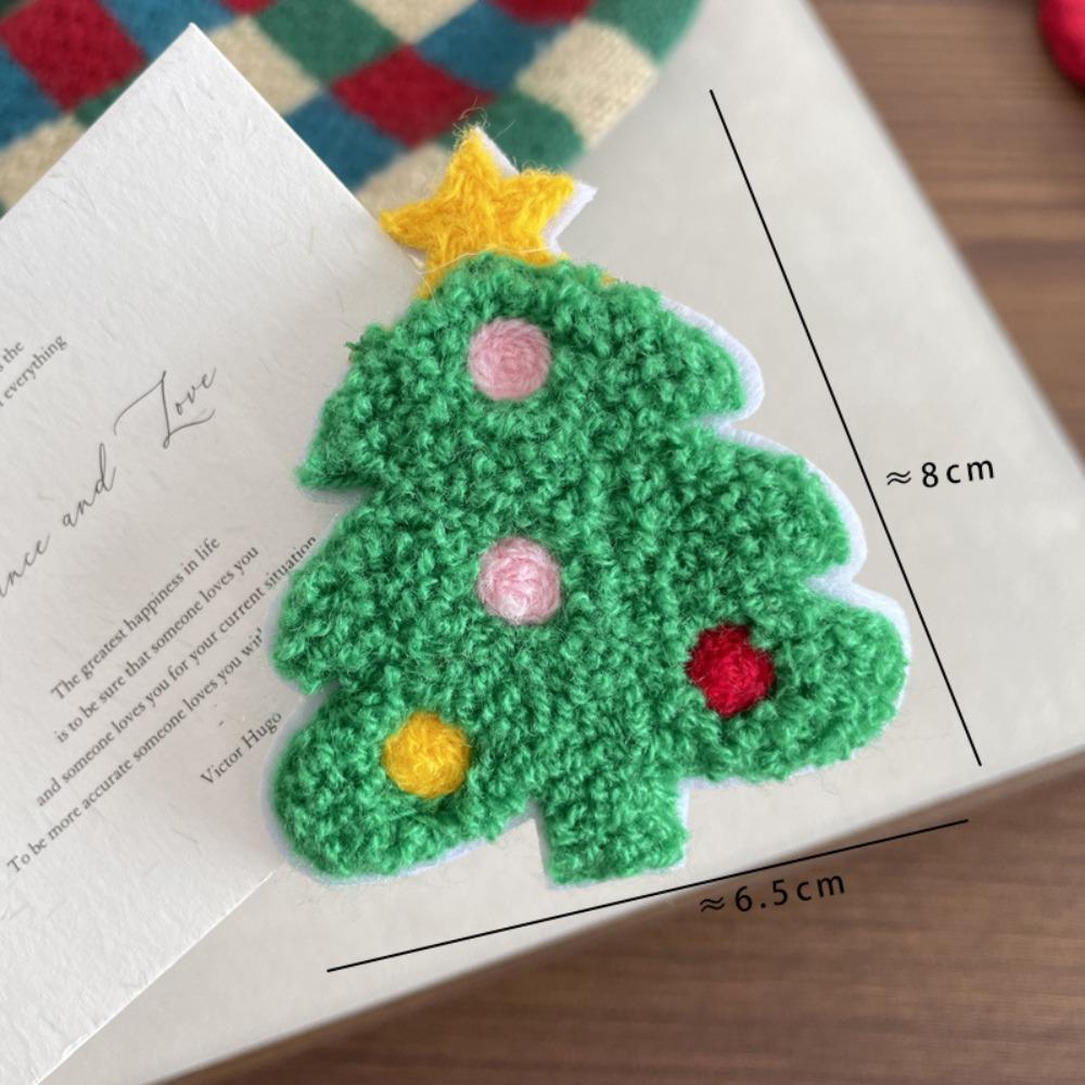 Creative Polar Bear Christmas Hair Clip Snowman Stocking Plush Xmas Barrettes Reindeer Snowflake Santa Claus Hairpin Christmas