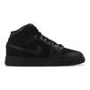 Jordan 1 Mid Triple Black 2016 GS 554725-050