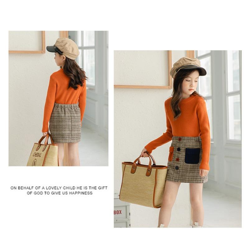 Детский свитер для младенцев, осенне-зимний новый повседневный универсальный трикотаж с круглым вырезом для мальчиков и девочек-подростков, розово-синие пуловеры для детей