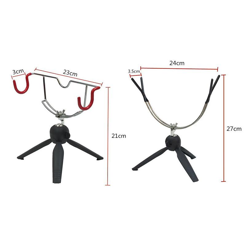 Multi Functional Ice Fishing Rod Rack 360 Degree Adjustable Stand Holder Stable Pole Support for Cold Weather Angling
