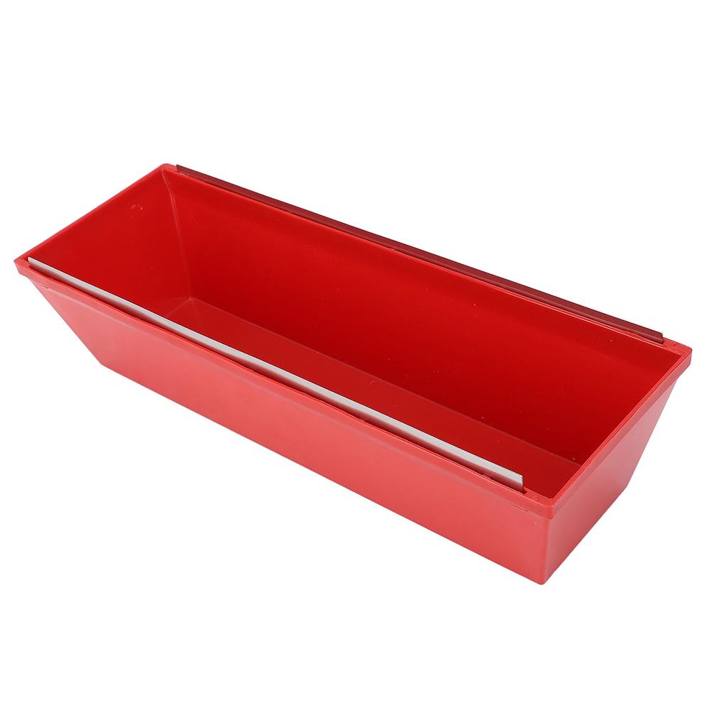 14 Inch Drywall Mud Pan with Sheared Edges ABS Plastic Plastering Mud Tray for Mixing Cement Mortar