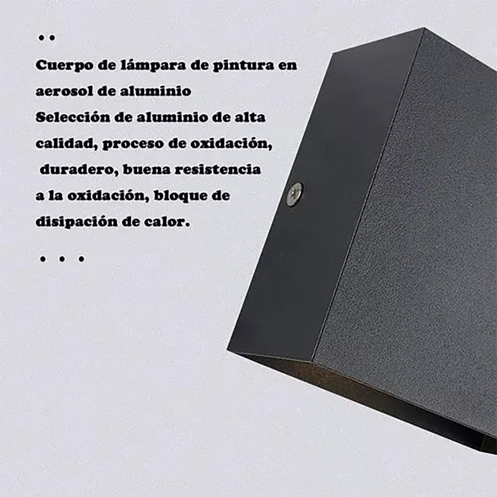 Современный светодиодный настенный светильник из алюминия для внутреннего использования, светодиодный настенный светильник для спальни, прихожей, черный, 10 Вт, теплый