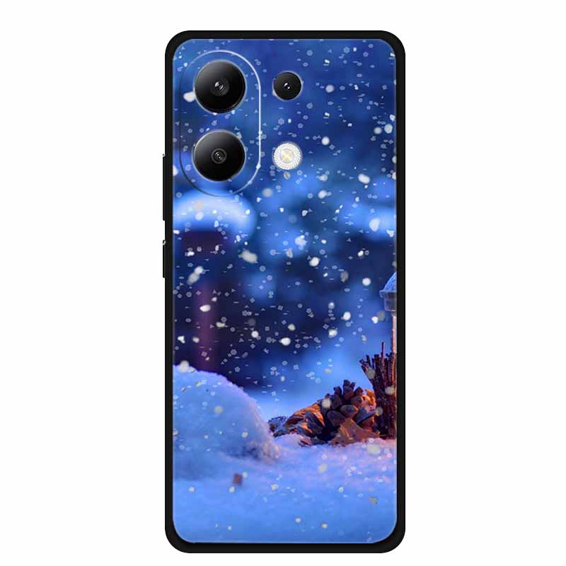 Christmas Case For Redmi Note 13 4G 5G Case Note13 Pro 5G 4G 13R Pro Soft TPU Silicone Covers for Xiaomi Redmi Note 13 Pro Plus