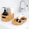 Decorative Water Hyacinth Basket Dustproof Toilet Baskets Durable Sundry Storage Basket for Home