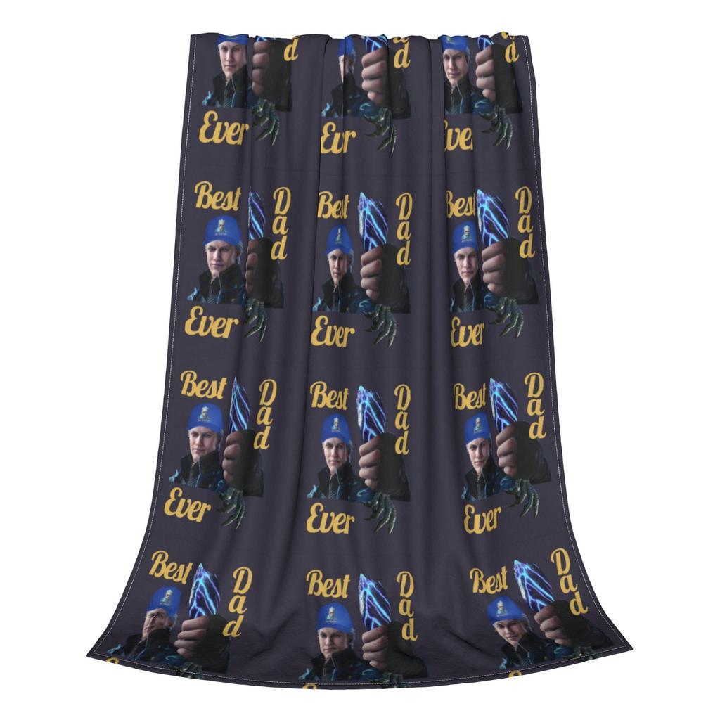 Game Vergil Dmc Blanket Devil May Cry Wool Funny Warm Throw Blanket for Home  Winter