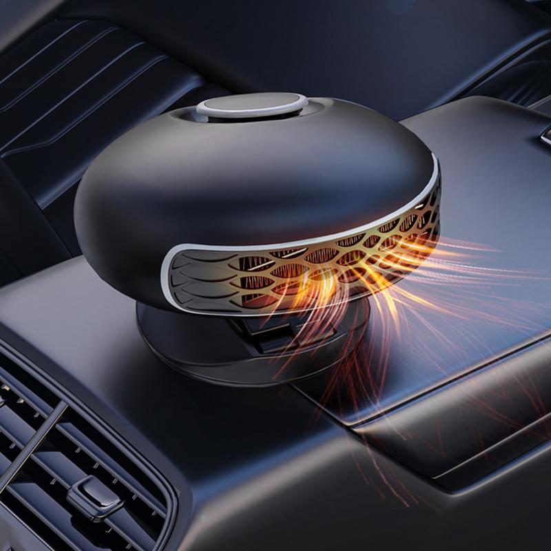 Portable Car Heater Windshield Defroster Defogger Car Fan Heater Adjustable Rapid Heating Air Heater Windscreen Heater Fan