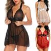 Women's Sexy Lingerie Mesh Vest Underwear Sexy Off Shoulder Two-piece Set Underwear