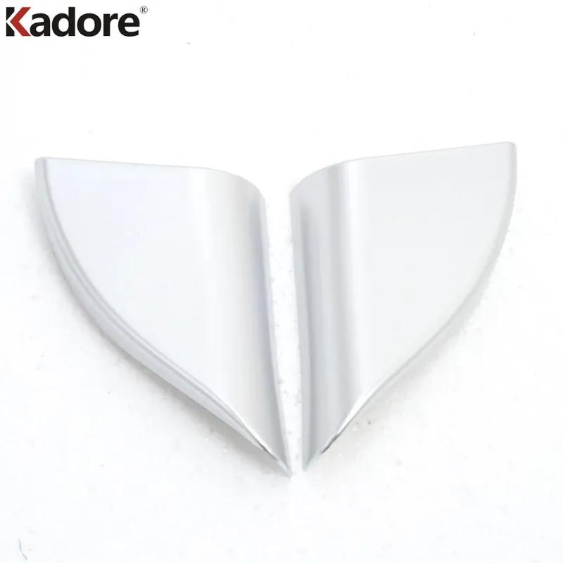 For Hyundai Elantra Avante 2016 2017 2018 Matte Car Front Inner Door A Pillar Triangle Cover Trim Interior Mouldings Accessories