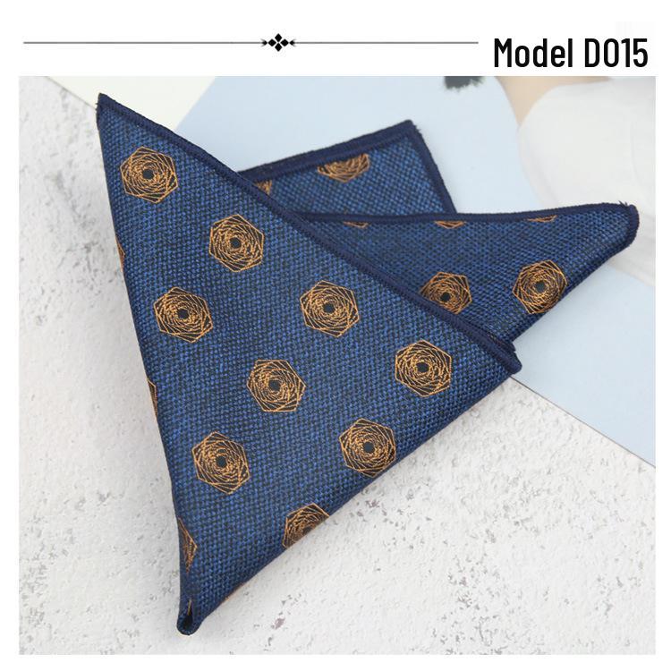 Ретро Корейский Стиль Многоцветный Костюмный Платок - Аксессуары Джентльмена