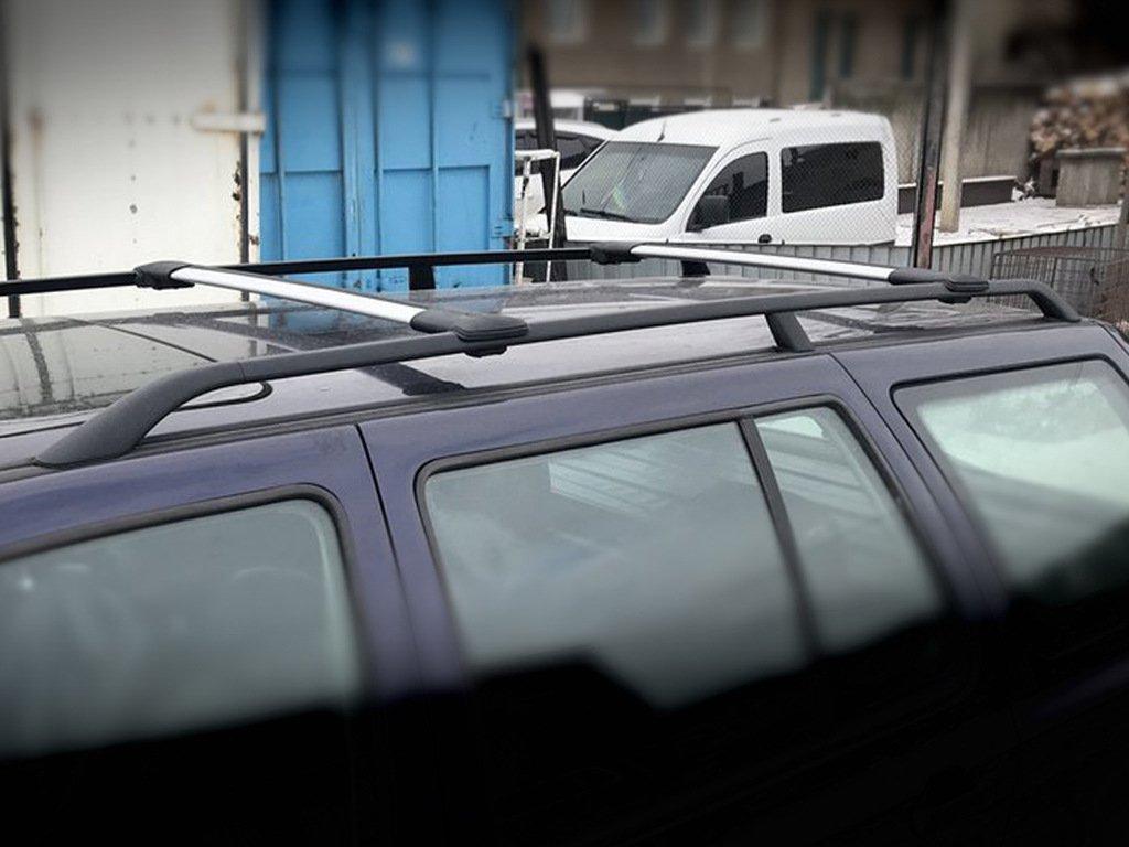 Jumpers for Conventional Roof Rails Without a Key Can V1 (2 Pcs) Up To 105 Cm, Gray for Nissan Murano 2002-2008