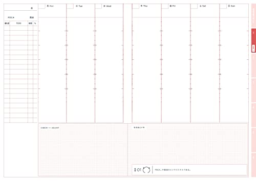 Super-fast PDCA Planner - A 6-cycle (6-month) Planner That Will Ensure and Super-fast PDCA Just by Writing.