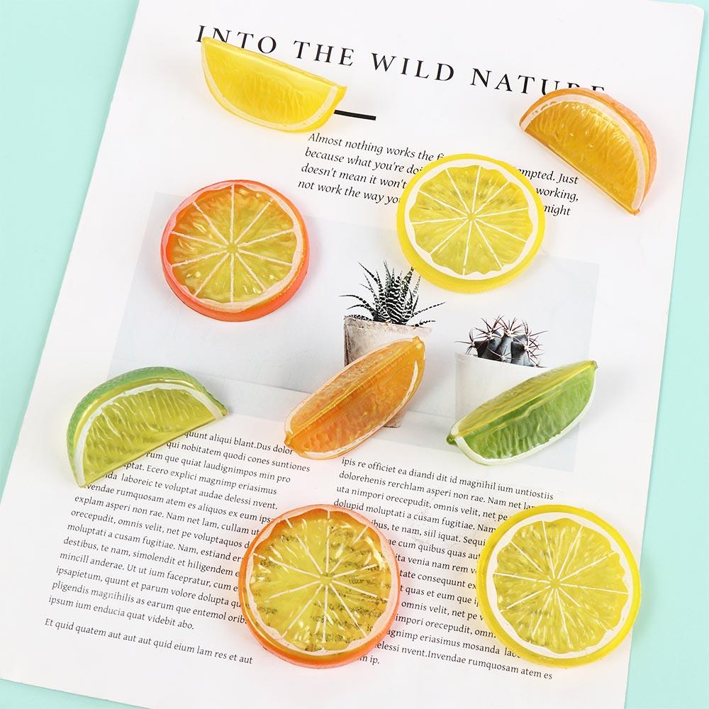 Toys Photography Props Simulation Fruit Kitchen Decor Artificial Lemon Slice Fake Limes Chips