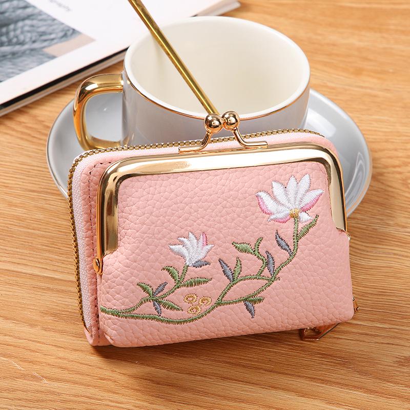 Trendy Mini Student Coin Purse: Stylish Small Wallet with Large Capacity Accordion Card Holder for Women