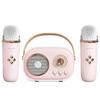Bluetooth-колонка с поддержкой 1-2 беспроводных микрофонов, Караоке, Карта TF, FM-радио, HIFI-бас, Громкая связь, Подарок на день рождения ребенка