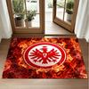 Eintracht Frankfurt Football Design Crystal Velvet Rug Soft Decorative Mat for Bedroom Entrance