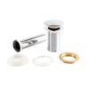 Stainless Steel Pop-up Sink Drain with Ceramic Cover