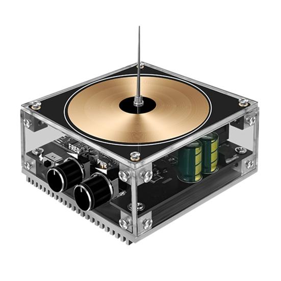 1 Set Great Physical Experiment Entertainment Sensitive Scientific Creations Wireless Light-Up Music Tesla Coil Household Use Palm