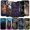 Роскошный чехол для телефона для iPhone 11 12 13 15 16 14 Pro Max X XR XS 7 8 Plus 2020 Мягкий силиконовый чехол Мультяшная девушка Подарки Милая сова