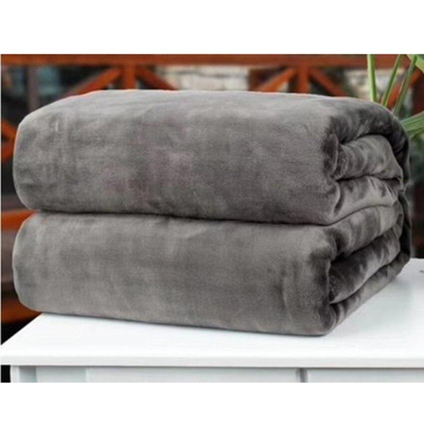 Двусторонний флисовый плед