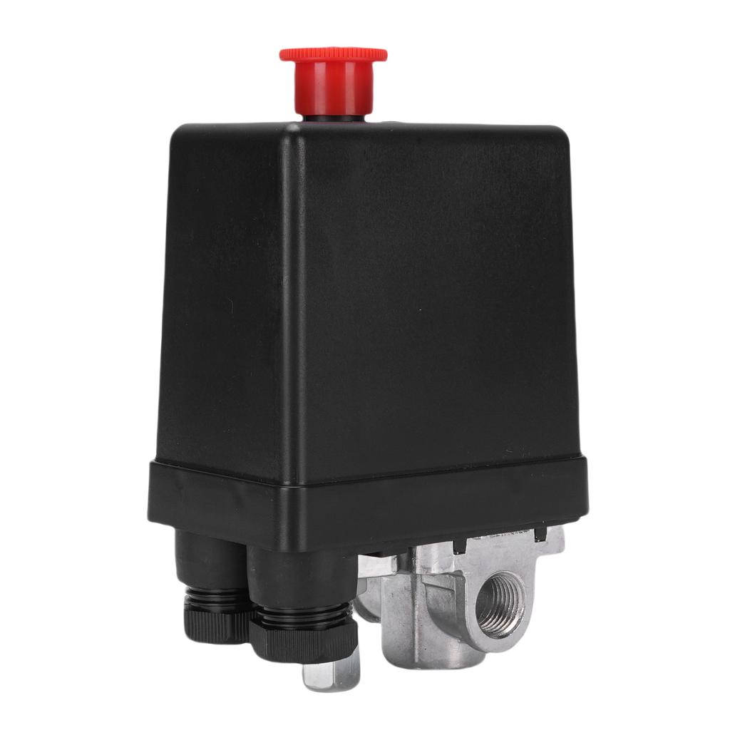 Air Compressor Pressure Switch 90PSI 120PSI 4 Ports 240V 20A Pressure Control Switch Valve