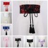 Embroidered Embroidery Corset Wide Style Ethnic Girdle Hanfu Waistband  Kimono Match