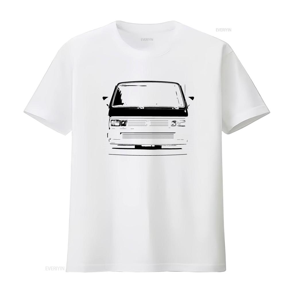 Футболка T25 Campervan T3 Doka Bus Caravelle Vanagon Wedge для Него Папы S 3XL винтажная Стиранная Растягивающаяся Удобная Стильная