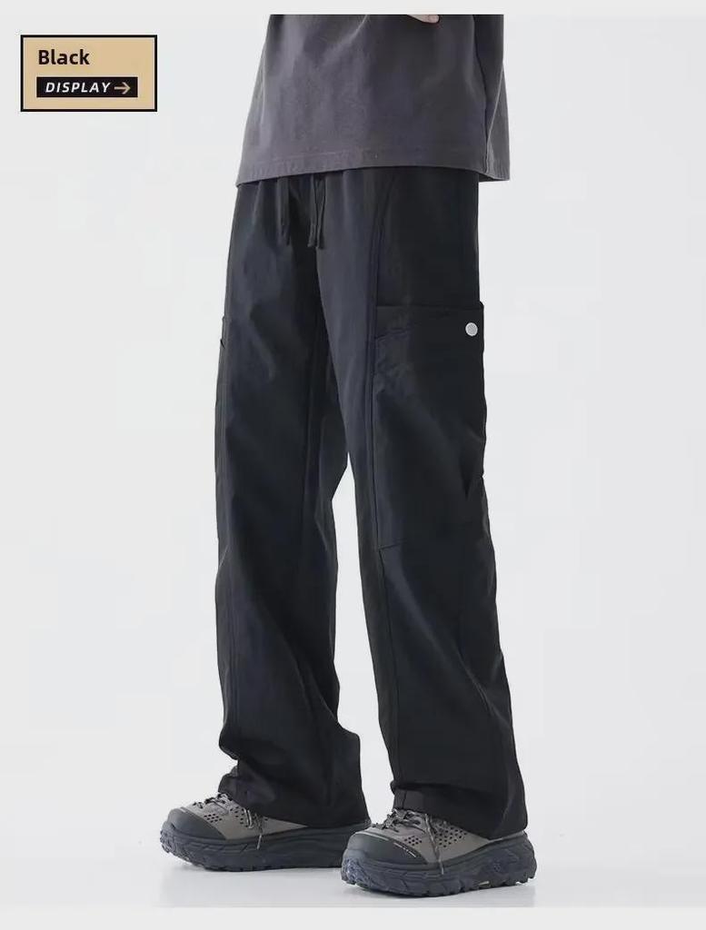 Мужские прямые повседневные брюки Maillard весна/осень: Модные функциональные комбинезоны для активного отдыха