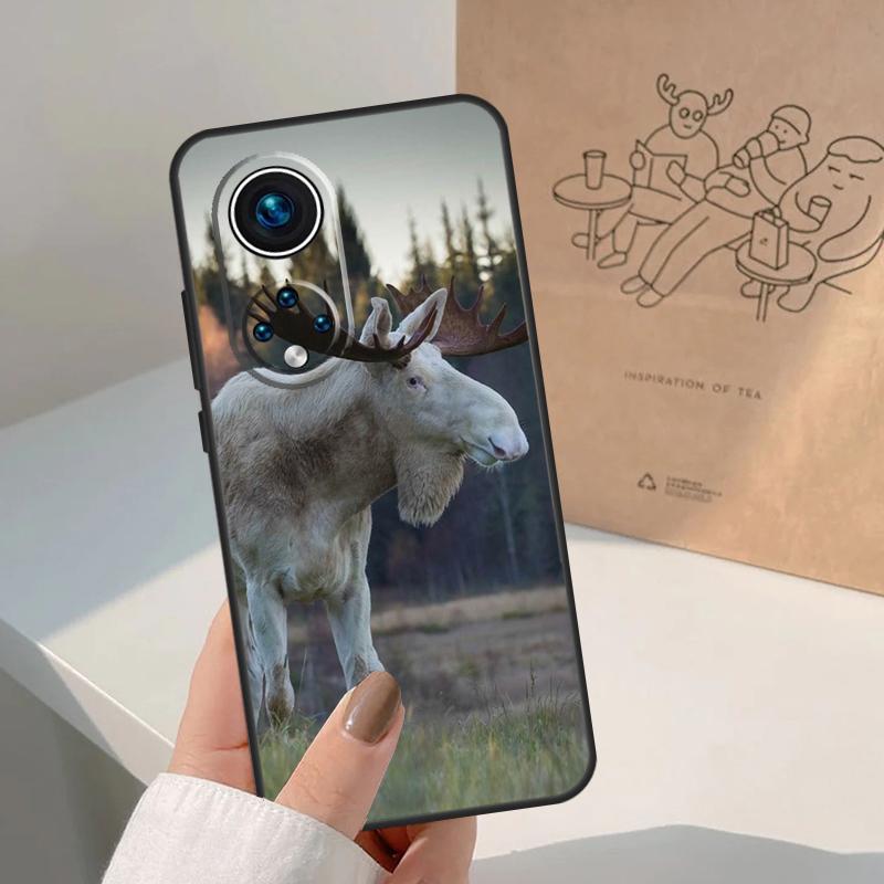 Олень Лось Северный олень Олень Для Чести Магический 8 5 6 7 Pro Чехол Для Honor 400 200 Lite 50 70 90 X8c X8b X9a X9b X9c X9d Win