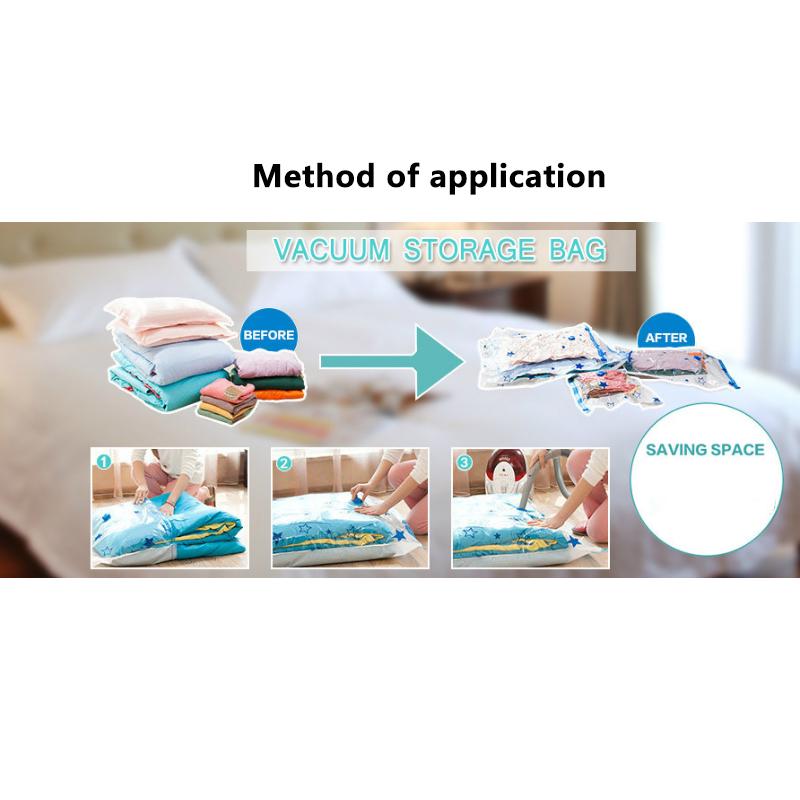 Прозрачный органайзер BagPump вакуумные пакеты для хранения герметичные практичные универсальные сжатые компактные Экономия 9 размеров вручную изготовленные вручную