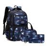 Boys Backpacks 3 Pieces Sets School Bags Large Size Bag For Teenagers Children Knapsack Big Boy Backpack Middle School Students