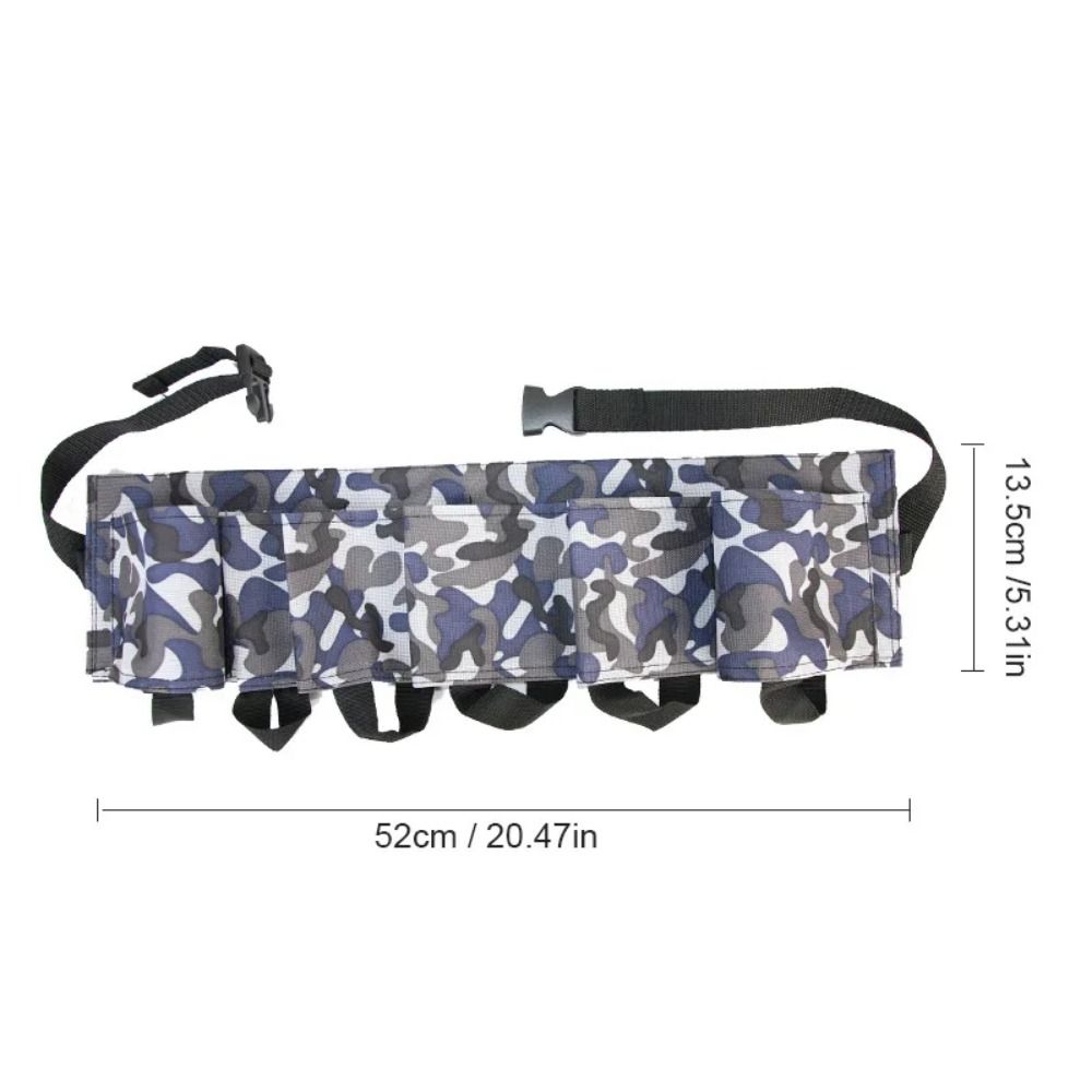 Camouflage Beverage Storage Fannypack 6 Pockets Beer Belt Holder Waist Pack Picnics