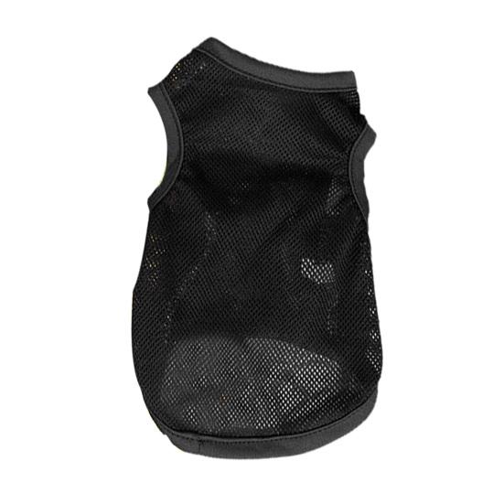 Рубашка для собак, однотонная дышащая сетчатая ткань, быстросохнущая футболка для щенков на лето