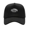 Регулируемая бейсболка с принтом Калифорнии Классическая Snapback Шляпа "Папа" Дышащая сетчатая шляпа Для гольфа, рыбалки, активного отдыха Кепка от солнца