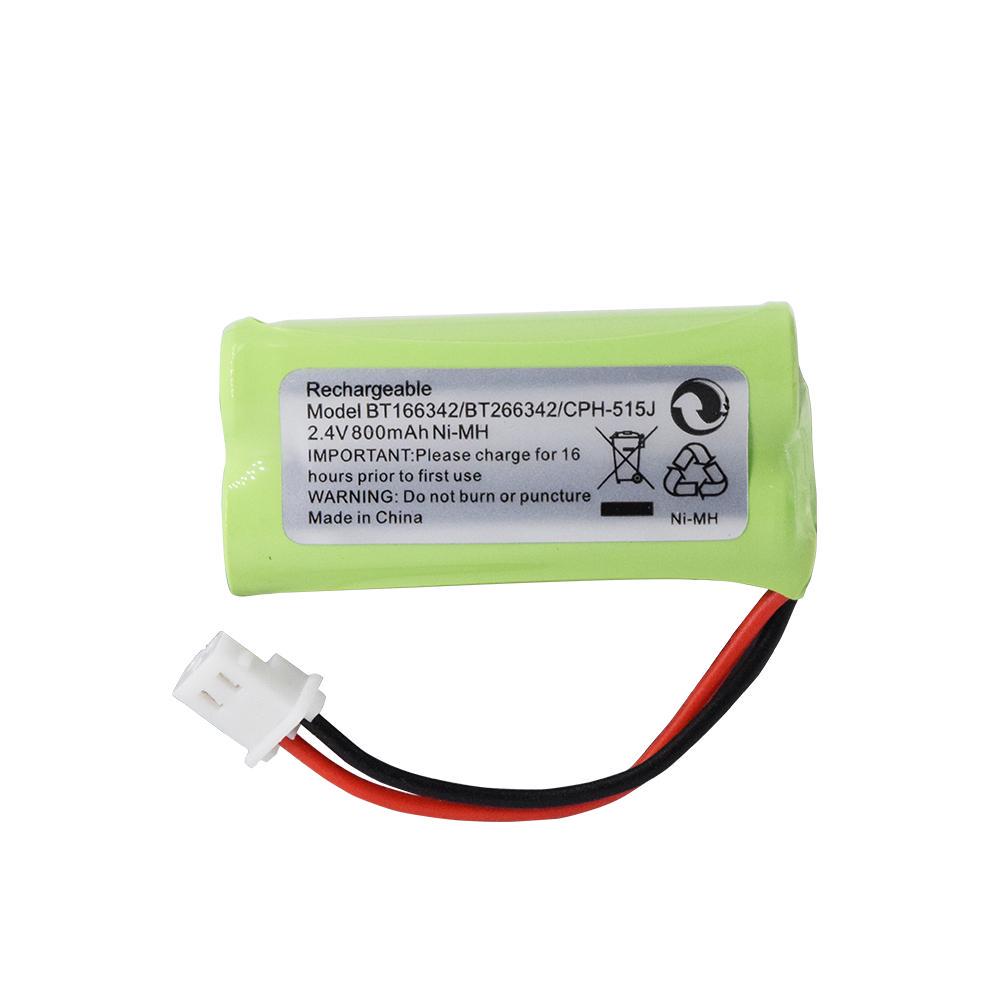 PALO BT-166342 2.4V 800mAh Rechargeable Battery Pack Ni-MH Batteries for Cordless Phone BT-166342