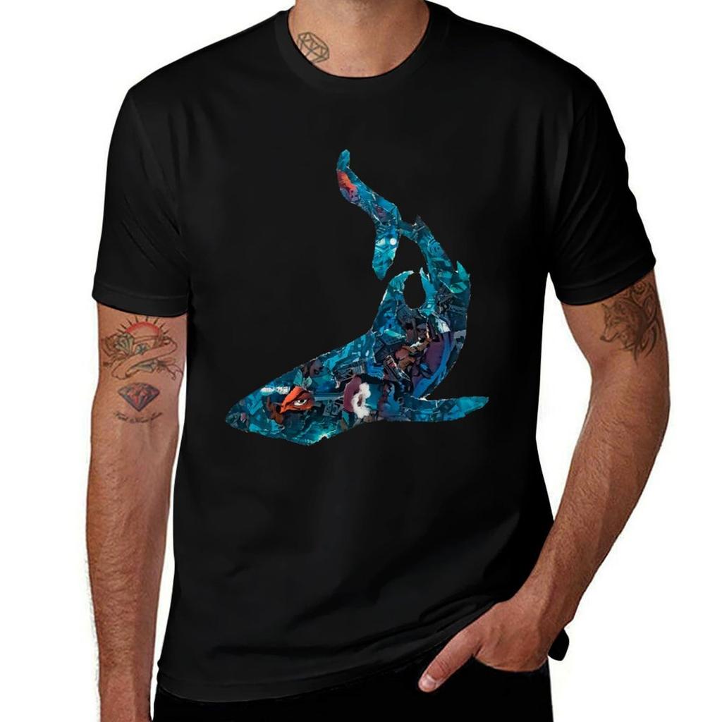 The Question Shark T-Shirt Man T Shirt Graphic Cotton T Shirt Pack Man Tshirt T-Shirt