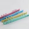 Candy colored hardware hole clip, colored hole clip, loose leaf clip, notebook metal clip, stationery clip